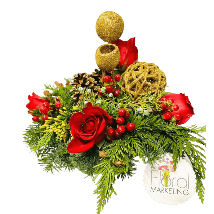 Golden Christmas - PR Floral Marketing
